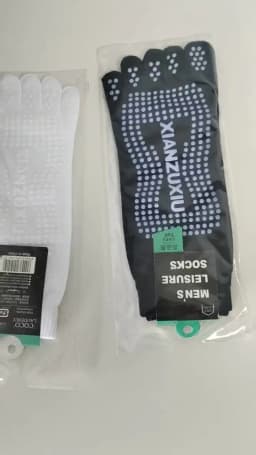 Men Pilates Socks Wholesale Cotton Breathable Non-Slip Massage Yoga Socks Cotton YOGA Sports Five-Finger Socks 5 Toe Socks