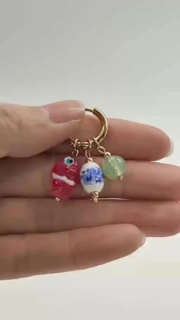 Cute Octopus Earrings Creative Glass Octopus Long Drop Earrings Unqiue Marine Series Design Earrings Wholesale Custom Packaging
