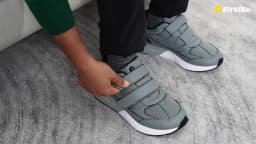 FitVille Diabetic Shoes for Men Extra Wide Width Adjustable Closure Walking Shoes Slip-on Sneakers for Foot Pain Relief Swollen