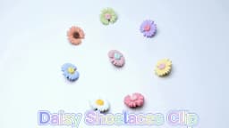 New Flowers Daisy Shoe Laces Buckle Trend Creative Shoelaces Shoe Clips Charms Girls Boy DIY Decoration Shoes Accessories 1 Pcs