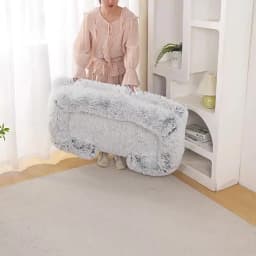 Dog Bed Dog Plush Pet Bed Winter Thickened Pad Dog Sleeping Bed Sofa Removable Pad Dog Small Large Dog Square Kennel