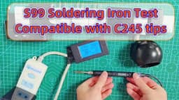 SEQURE S99 Repair Tool Max 75W/150W Soldering Iron Compatible with C245 Tip for Drone RC Model Welding Anti-static Welding Pen