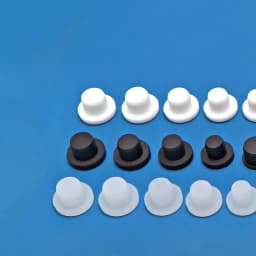 PVC Plug Rubber Plug Silicone Plugs Protective Low Temperature Resistance Stopper Cap Ring Tube Sleeve Washer Black Joint Pipe