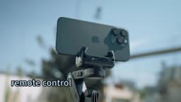 Gimbal Q19 AI Desktop 360° Auto Rotation Face Track Anti-Shake Selfie Stick Handheld Stabilizer with Fill Light for Smartphones