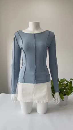 Long Sleeve T-shirts Women Spring Solid O-Neck Elegant Bright Line Decoration Slim Casual Soft High Quality Ladies Clothing Tees