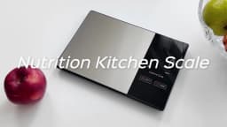 Smart Kitchen Scale Food Calorie Protein Fat Carbs Nutritional Calculator Scales, 11LB / 5kg Stainless Steel Kitchen Food Scale