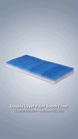 Double Layer Paint Booth Filter Replaceable Airbrush Spray Booth Filter for Painting Craft Tent System Project