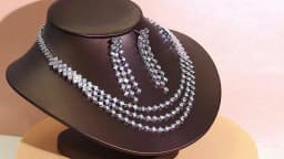 CWWZircons Bling White Cubic Zirconia Pave Big Statement 3 Layered Wedding Bridal Dress Necklace and Earrings Jewelry Sets T704