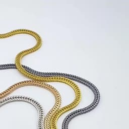 Snake Bone Chain Bag Iron Flat Bag Purse Chain Strap Accessories Shoulder Cross Body Handbag Strap Replacement DIY Purse Making