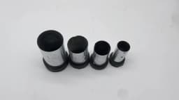 10 Pieces Aluminum Shell Casting Flask with 1 Rubber Sprue Base 20/25/30/35mm Plaster Mold Processing Tools for Jewelry Making