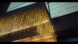 220V 110V Connectable Icicle String Lights Waterproof Christmas Icicle Lights Outdoor
