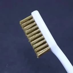 Mini brass plated wire brush set, suitable for paint and rust removal -1/3/5 piece combination industrial metal polishing and de