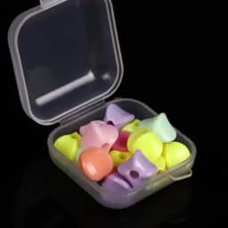 10/20/30/50/60/100Pcs Mini PP Square Box Jewelry Storage Container - Single Compartment with Lid and Transparent Cover