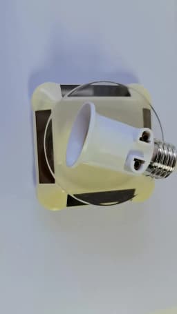1pcs European EU to E27 LED Bulb Adapter 2EU Plug Converter Base Lamp Holder Screw Light Socket White