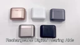 Rechargeable Hearing Aids Digital 4 Channels Portable Sound Amplifier 5 Colors Invisible SR41 Adjustable Audifonos