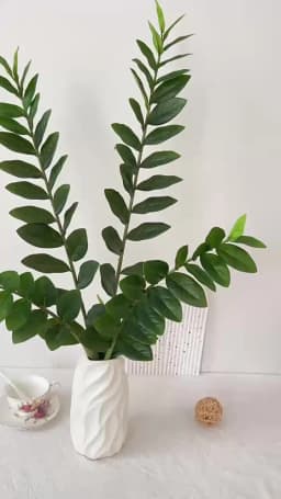 51in Fake Plant Large Artificial Ficus Plants Branches Plastic Fake Leafs Green Banyan Tree For Home Bedroom Garden Shop Decor