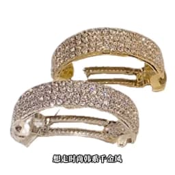 Exquisite Diamond-Encrusted Hairpin for the Back of the Head, Versatile Ponytail Clip, Trendy Hair Accessory for Updos
