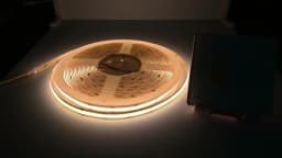 5M 10M 20M COB CCT LED Strip 24V Flexible High Density Dimmable Room Light 2.4G RF Touch Remote Control Dual White 2700K-6500K