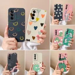 For OPPO Reno12 Pro 5G Case Lovely Dinosaur Liquid Silicone Soft Cases Shockproof Phone Cover For OPPO Reno 12 12Pro Fundas Capa
