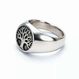 Free Shipping Punk 316L Stainless Steel Tree of Life Signet Ring Classic Men's Viking Amulet Rings Nordic Jewelry