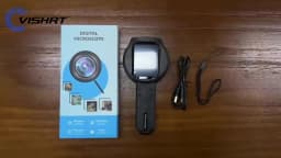 2.8'' IPS Digital Magnifier HD 1080P 100X Portable Microscope Handheld Mignifying Glass for Electronics Repair Check Jewelry