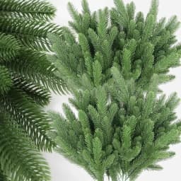 20Pcs Christmas Artificial Pine Needles Branches Green Fake Pine Stems DIY Garland Home Party Decoration Xmas New Year Gifts
