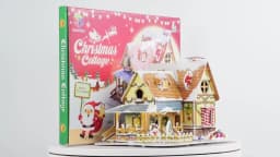 8 Style Christmas Castle Building 3D Puzzle Model X'max House Architecture Construction Jigsaw Puzzles Toys Kids Christmas Gift