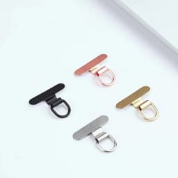 1/2PCS Mini Mobile Phone Lanyard Patch Pad Stainless Steel Silent Hole Clip Ultra-thin Metal Back Patch Sturdy Connection Piece