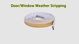 5m/10m DIEP Shape Window Seal Strip 4 Colors Self-adhesive Rubber Weather Stripping Door Windproof Insulation Noise Tape