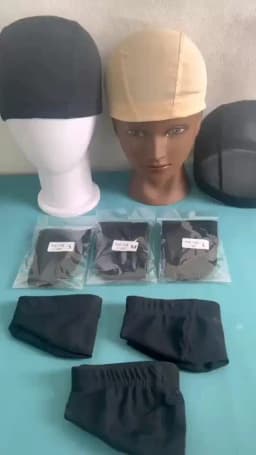 Nunify 1PCS S M L Wholesale Spandex Dome Cap For Bonnet Perruque Black Hairnet Dome Cap Swimming Wig Accessories Wholesale
