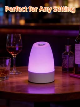 Touch Control Night Light Usb Rechageable Dimmable Touch Lamp Bedroom Portable Table Bedside Night Lamp 5V Decored Light