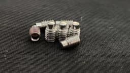 DIN915 M2.5 M3 M4 M5 M6 M8 M10 M12M16 304 Stainless Steel Allen Hexagon Socket Convex End Grub Headless Bolt Dog Point Set Screw