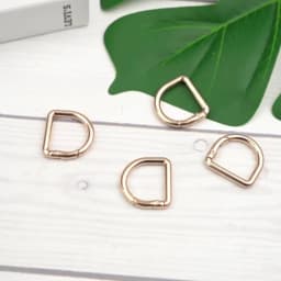 5Pcs D Spring Snap Hook, Metal Keychain Spring, Backpack Clips, Key Chain Hooks for Webbing Buckle, Keyrings, Purse Chain
