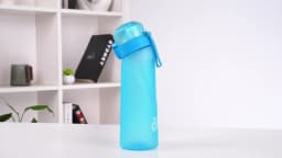 1pc Air Water Bottle With 1pc Random Flavor Pods Portable Transparent With Straw Leak Proof for Outdoor Sports Fitness Gym
