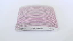 50Pcs Professional Nail File Curved Banana Nail Buffer Polish Sandpaper 80/80 100/100 100/180 Buffing Unha Limas Para Manicure