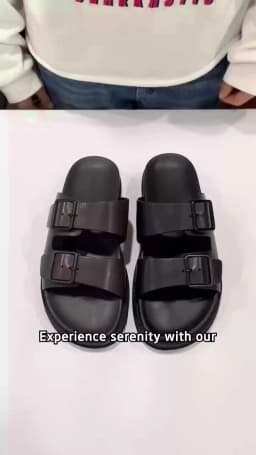 Men's Non-Slip Calf Leather Sandals Source Factory Slides Beach Slippers Outdoor Shoes Comfortable Breathable Summer Footwear