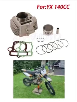 YX140 140cc Cylinder Piston Ring Gasket Kit For 56mm Bore YinXiang 140cc 150cc 1P56YMJ 1P56FMJ 1P56FMJ-5 Engine Dirt Pit Bike