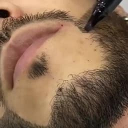 Beard Pen Filler Penci With Brush Kit Waterproof Long Lasting Repair Moustache Coloring Shaping Tools Hair Eyebrow Pencil