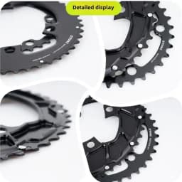 STONE 107BCD DOUBLE Chainring MTB Road Bike 46-33T 48-35T 50-37T 52-39T 54-41T2X 107 bcd Chainwheel for Sram Rival AXS 12S