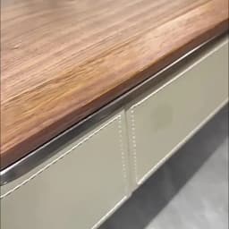 Office Table, Walnut Desk, Office Desk and Chair Set, Retro Walnut Wood Veneer, Computer Desk, Italian Executive Office Desk Set