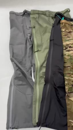 LEA ALPHA GEN2 Outdoor Side Zipper Hiking Pants Hard Shell Rainproof, Waterproof, Breathable for Men and Women