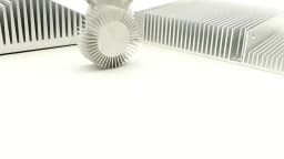 COB Radiator Diameter 50mm 3~7W High Power Led Heatsink Sunflower Solid Radiator Round Alloy Aluminum