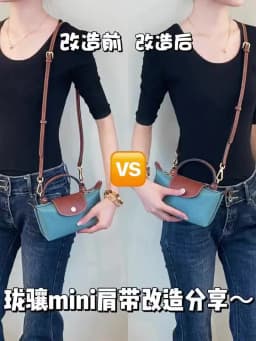 Bag Organizer Insert for Longchamp mini Women's Bag Durable Felt Storage Bag Shoulder Strap Bag Support Bag Accessories
