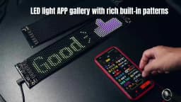 LED Scrolling Advertising Signs Flexible LED Display Bluetooth App Control DIY Text Pattern Animation for World Cup Bar Store