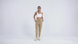TACVASEN Women's Quick Dry Waterproof Cargo Pants Lightweight UPF 50 Athletic Jogger Pants Travel Hiking Pants Velcro Pockets