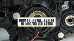 AUXITO 2Pcs 30000LM 100W H8 H11 LED High Power LED Headlight Bulb Canbus 9012 9005 HB3 9006 HB4 H7 Head Light Lamp with Fan