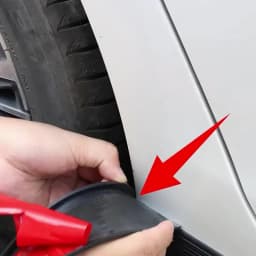 Universal Rubber Fender Flares Car Lip Wheel Eyebrow Wheel Arch Covers Extensions Protector Scratch Proof Rubber Mudguard Car