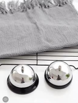 Desk Kitchen Hotel Counter Reception Christmas Craft Bell Restaurant Bar Ringer Call Bell Service Home Restaurant Call Bell