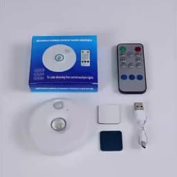 LED Motion Sensor Night Light Wireless Under Cabint Lights Dimmable USB Rechargeable Lighting Kitchen Aisle Closet Home Decor