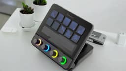 Mirabox N4 Pro Visual Stream Deck, 10-Key Programmable Macro Keyboard, Stream Controler for OBS Twitch YouTube Streaming